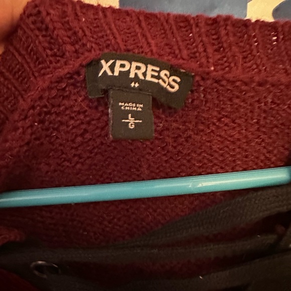 Women size L Express Sweatshirt - Picture 3 of 5
